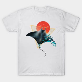 Geometric Sting Ray T-Shirt